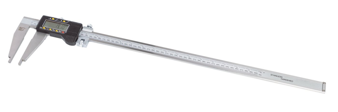 Produktbild von DMS75 Digitaler Messschieber – 75 Mm Messbereich, 0,01 Mm Auflösung, Aus Edelstahl, Inkl. Etui, Für Enge Messstellen